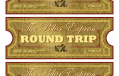 12 Festive Polar Express Ticket Printables KittyBabyLove