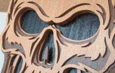 C106 skull Scroll Saw Pattern Pdf Dxf Svg Eps Etsy