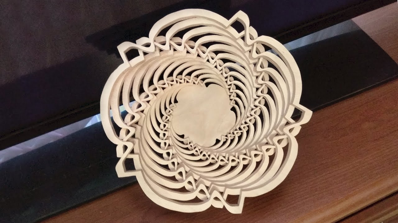 Cant Stop Making Bowls scroll Saw Project New Fretwork Bowl Pattern 