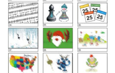 Christmas Song Picture Game