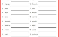 Christmas Song Scramble Free Printable Free Printable