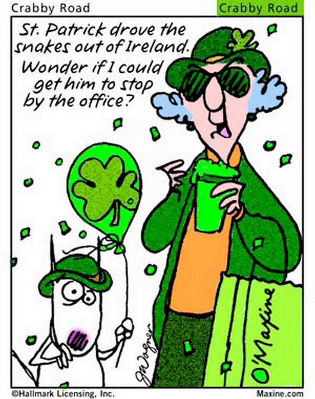 Chuck s Fun Page 2 St Patrick s Day Humor