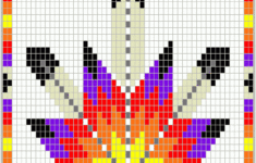 Free beading pattern wallet native american Lakota Star close gif 866