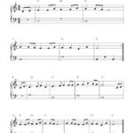 Free Easy Piano Sheet Music For Beginners Muss I Denn Wooden Heart