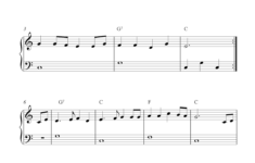 Free Easy Piano Sheet Music For Beginners Muss I Denn Wooden Heart