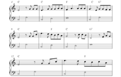 Free Easy Piano Sheet Music How Great Thou Art