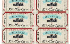 Free Polar Express Printable Tickets Free Printable
