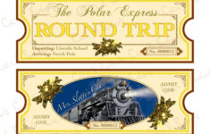 Free Polar Express Printable Tickets Free Printable