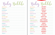 Free Printable Baby Shower Games With Answer Key Free Printable