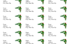 Free Printable Christmas Address Labels Avery 5160 Free Printable