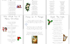 free printable christmas carols and songs Free Printable Christmas Carols And Songs