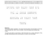 Free Printable Cryptograms With Answers Free Printable