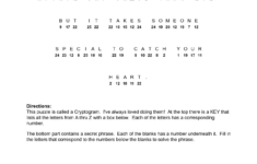Free Printable Cryptograms With Answers Free Printable
