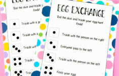 Free Printable Easter Dice Game Play Party Plan