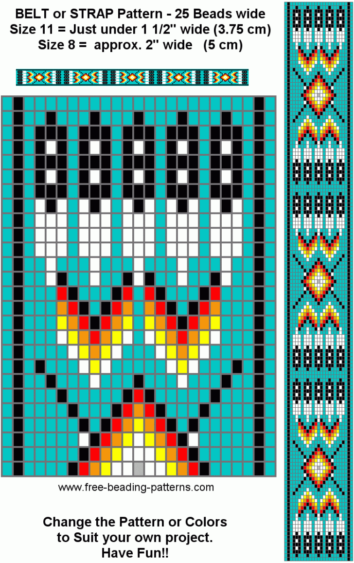 Printable Native American Beadwork Patterns