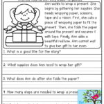 Free Printable Short Stories With Comprehension Questions Free Printable