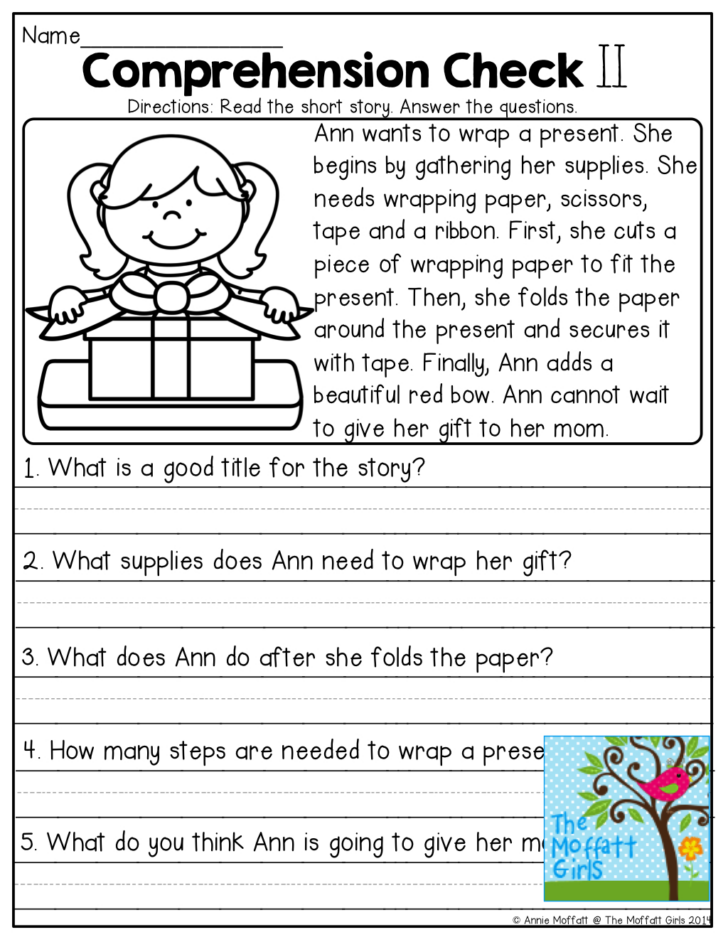 Printable Short Stories With Questions