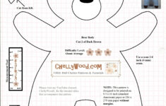 free teddybear plush toy pattern chellywood free doll Free teddybear plush toy Pattern ChellyWood Free Doll