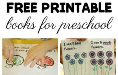 Grab These Free Printable Books For Preschool And Kindergarten