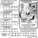 Image Result For Free Printable Jumble Puzzles