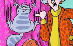 Maxine Celebrate Like A Cat Funny Birthday Card In 2021 Funny