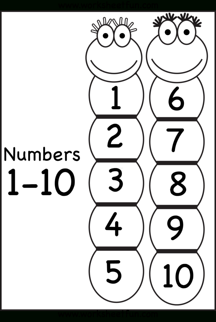 Printable Numbers 1-10