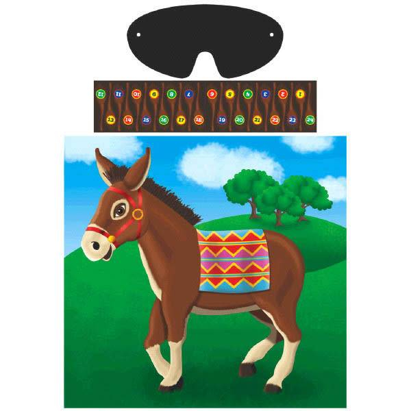 Pin The Tail On The Donkey Party Game POP Party Supply