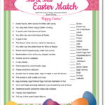 Printable This That Easter Match Easter Games Easter Games For