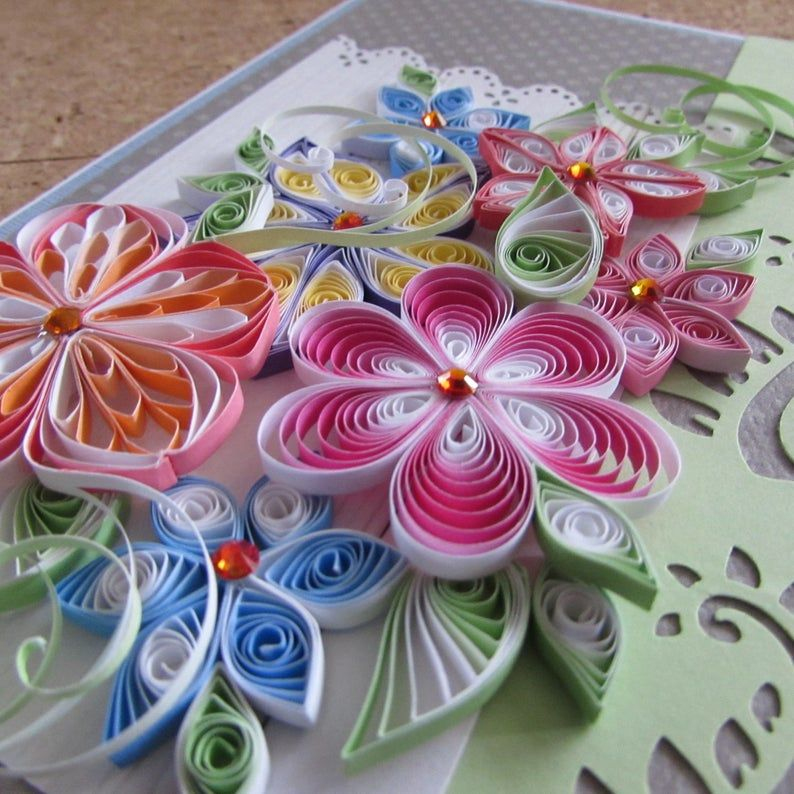 Quilling Instruction Sheet Etsy In 2020 Paper Quilling For 