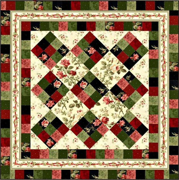 Rosey Ribbons Quilt Pattern By Maywood Studio Quilt Patterns Quilt 